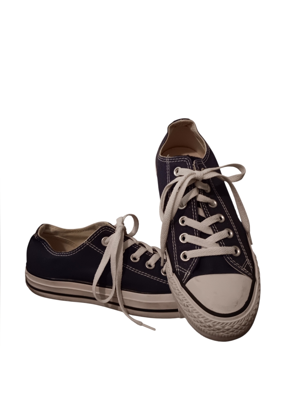 New Unisex Navy & White Classic Converse